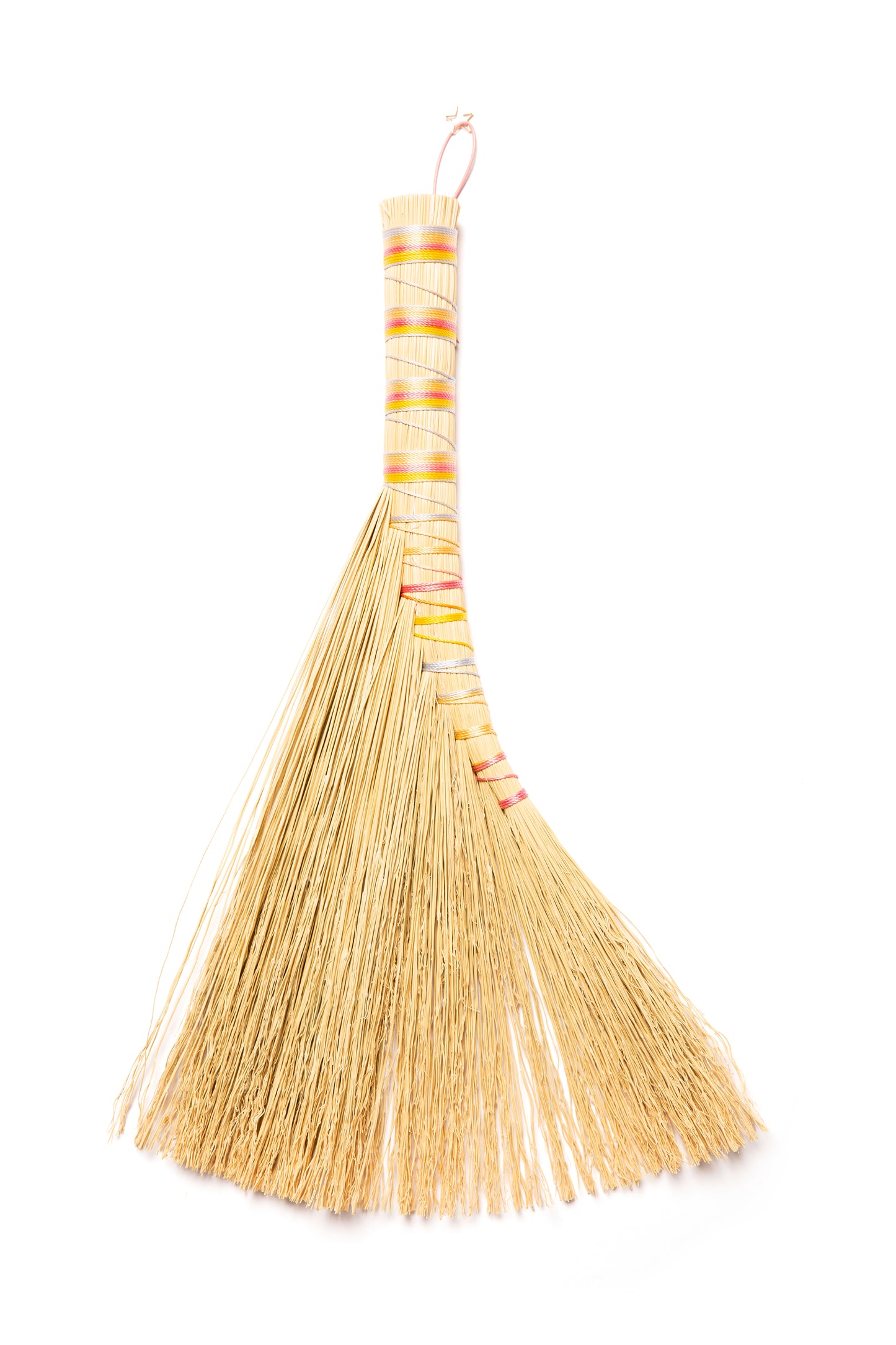 Yellow Pastel Variegated Hand Broom | Handcrafted Heritage Broom | Bristol Broomworks