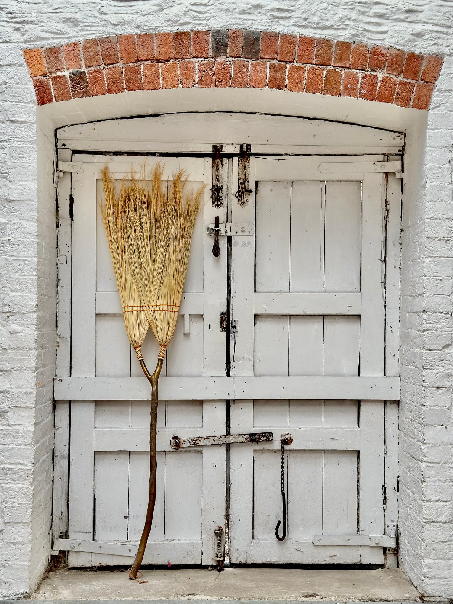 Double headed wedding broom