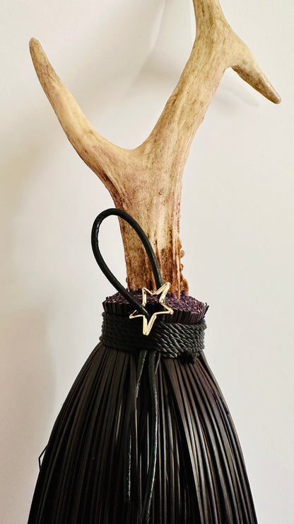 Antler Broom -Stitched to your order