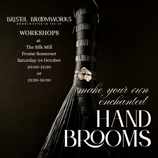 SOLD OUT - WORKSHOP - 04 OCT 2025 - 10:00 AM - Make Your Own Enchanted Altar or Ritual Broom at The Silk Mill in Frome