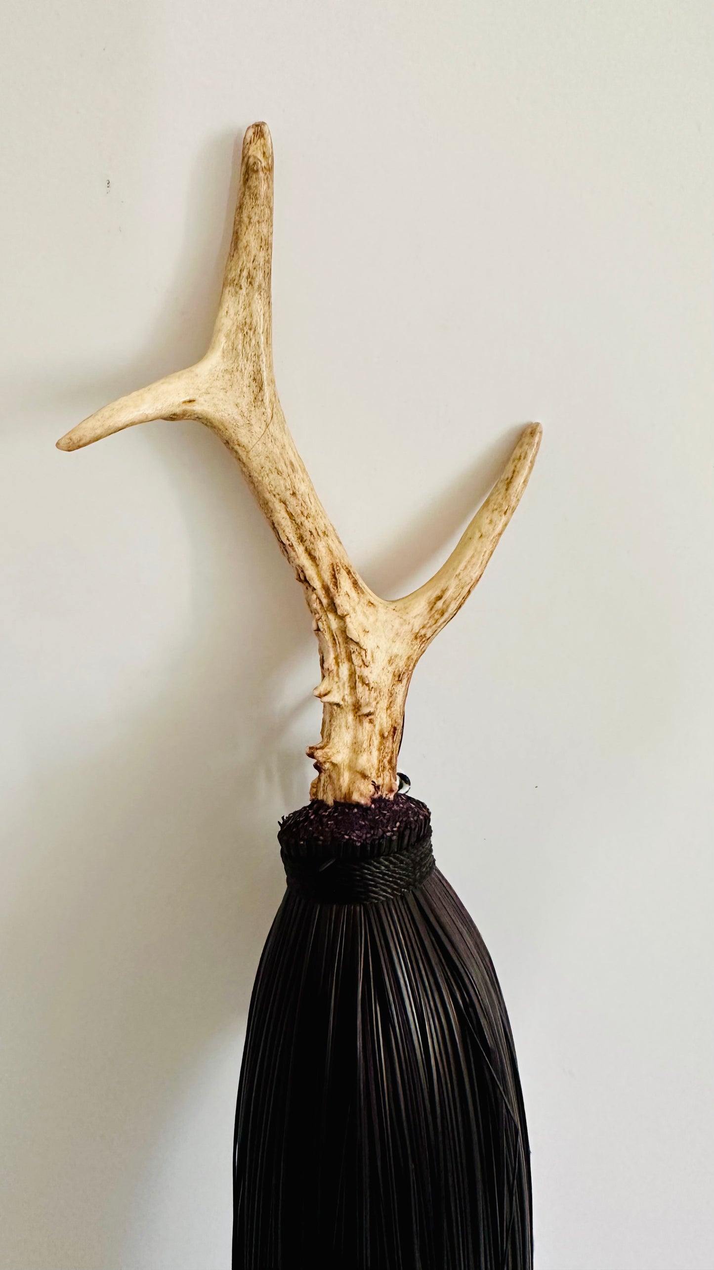 Antler Broom -Stitched to your order