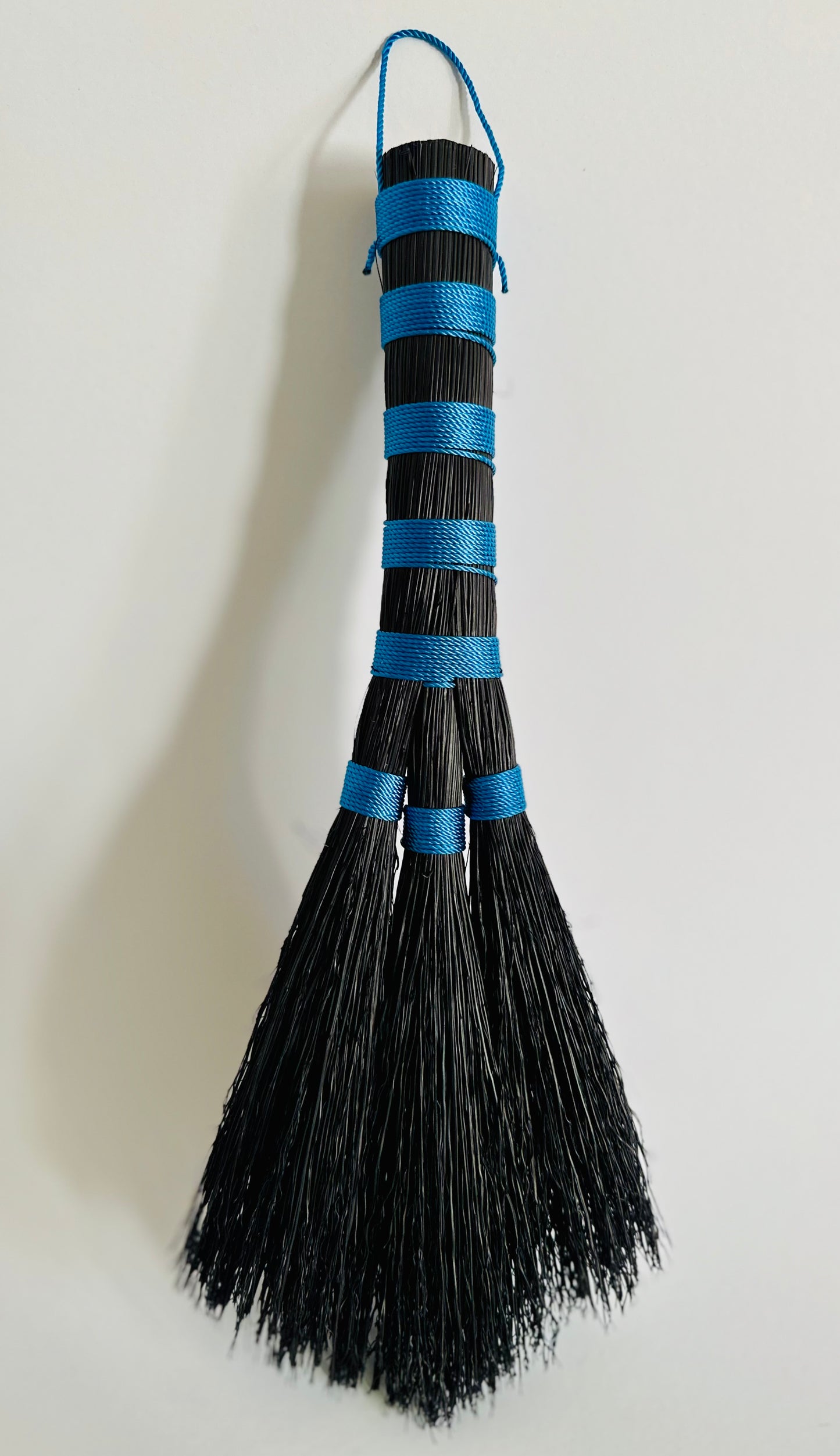 Mermaid Tail Handbroom - Black and Blue