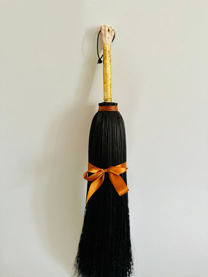 Bone Handled Broom -Stitched to your order