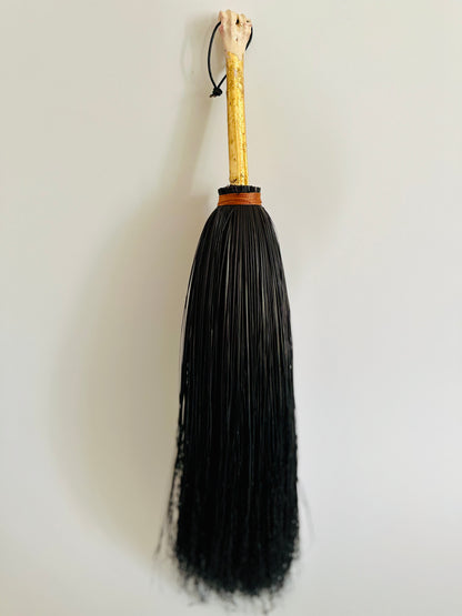 Bone Handled Broom -Stitched to your order