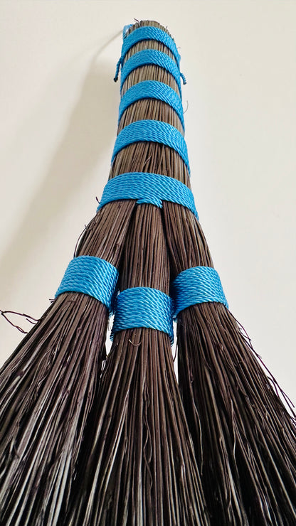 Mermaid Tail Handbroom - Black and Blue