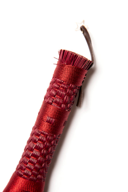 Burgundy Full Colour Hand Broom | Handcrafted Heritage Broom | Bristol Broomworks