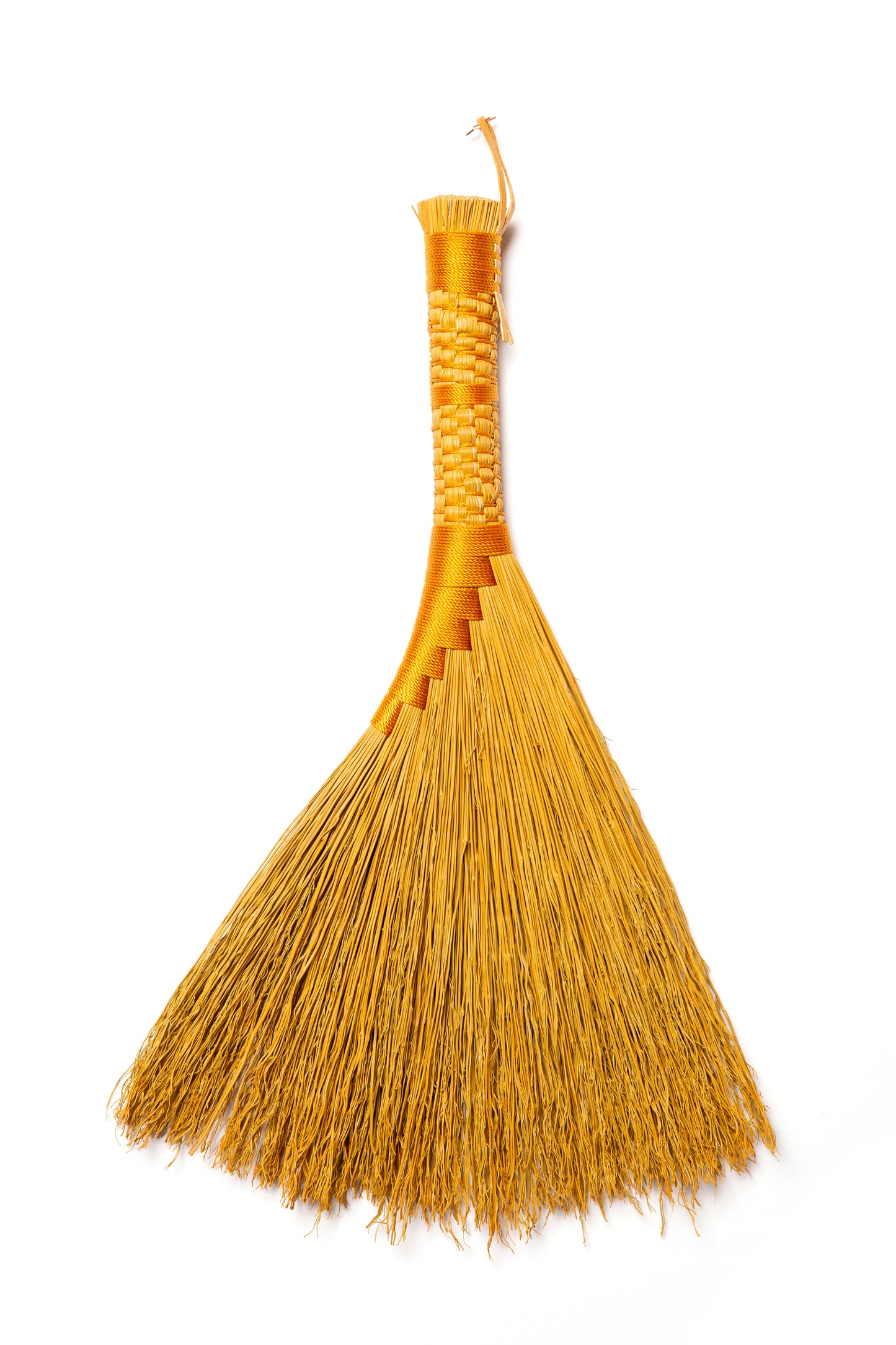 Yellow Full Colour Hand Broom | Handcrafted Heritage Broom | Bristol Broomworks