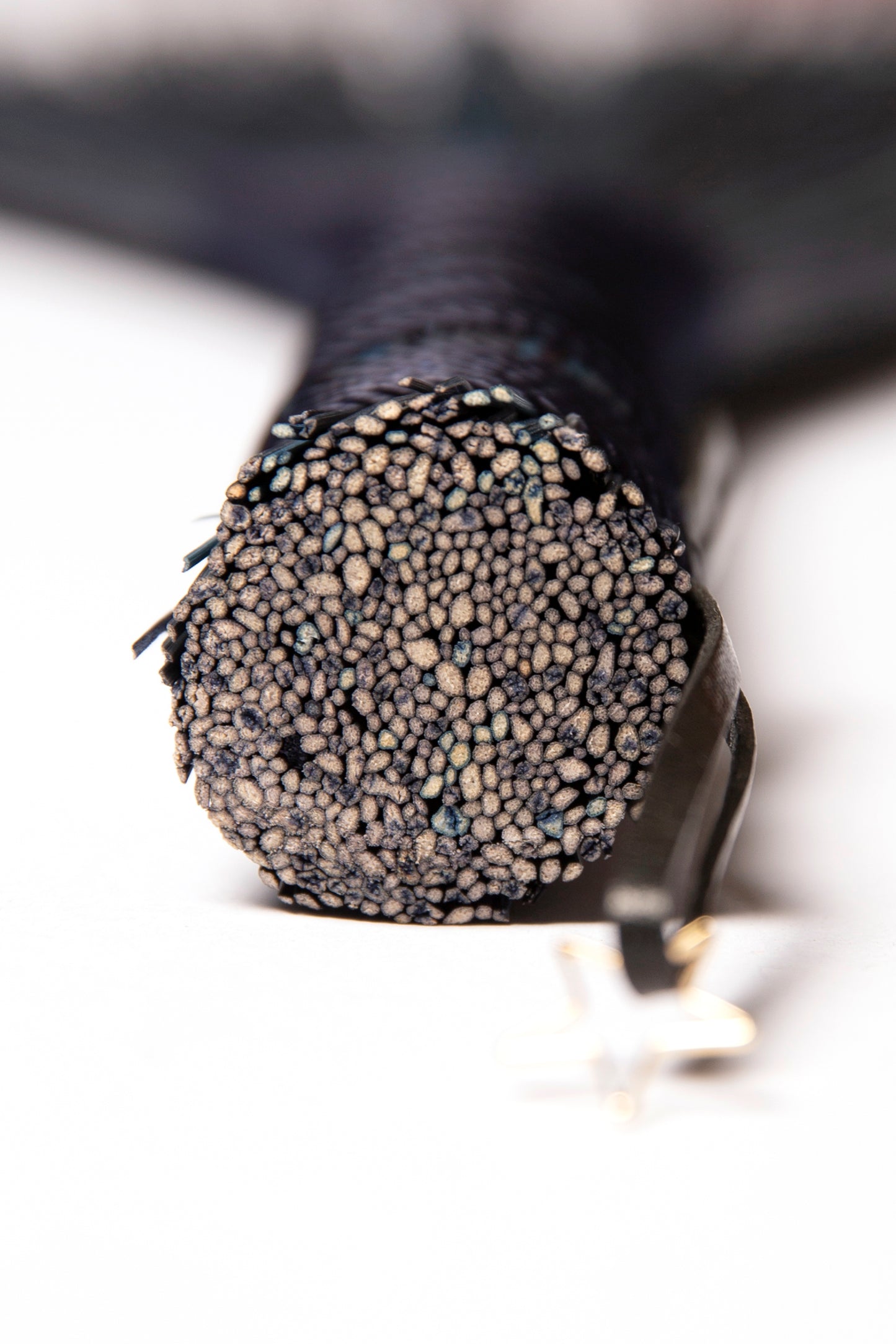 Navy Full Colour Hand Broom | Handcrafted Heritage Broom | Bristol Broomworks