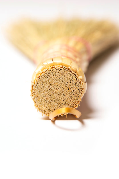 Pink Stitched Whisk Hand Broom | Handcrafted Heritage Broom | Bristol Broomworks