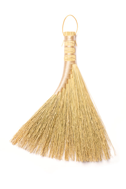 Ivory Hens Wing Hand Broom | Handcrafted Heritage Broom | Bristol Broomworks