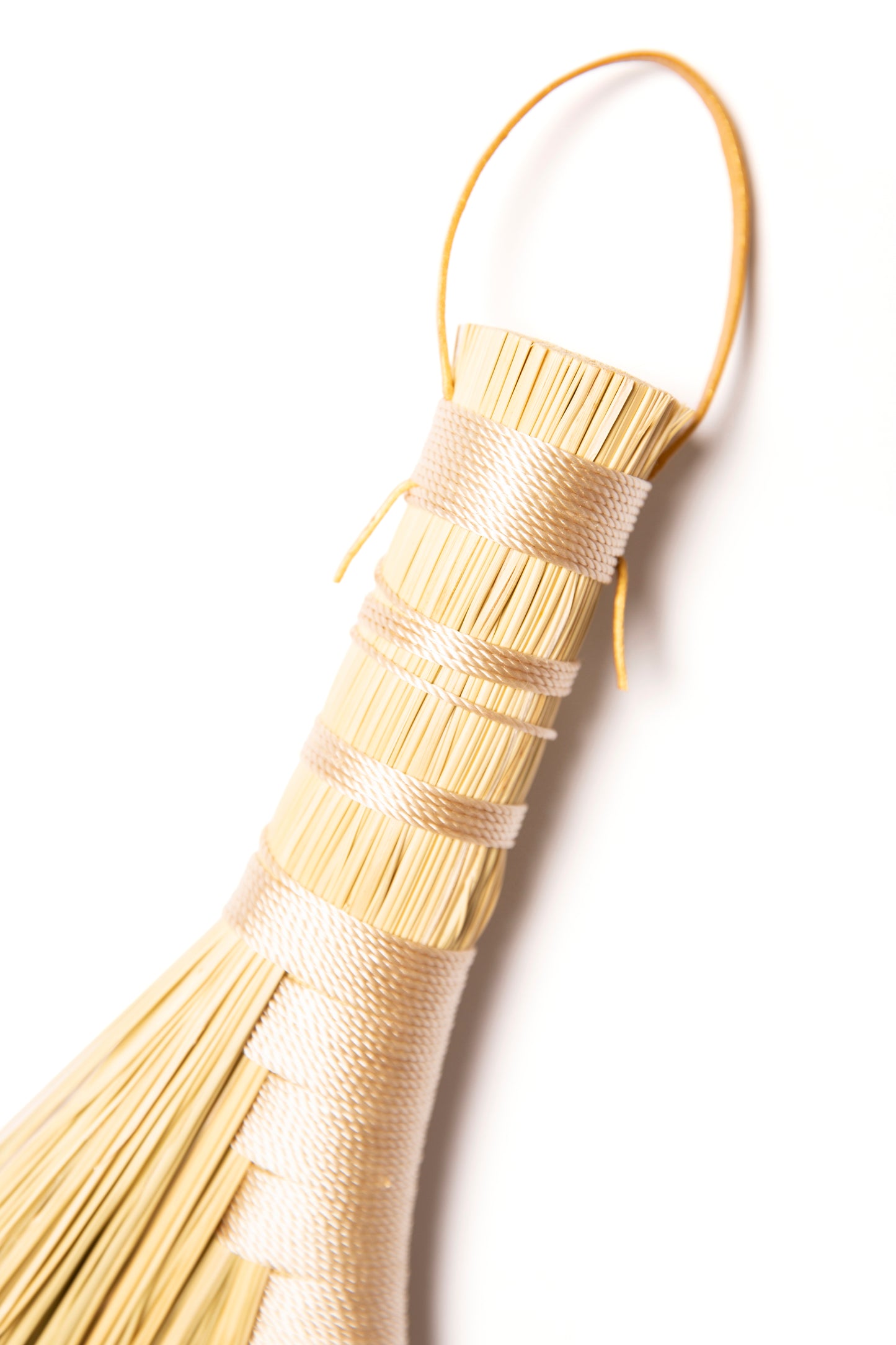 Ivory Hens Wing Hand Broom | Handcrafted Heritage Broom | Bristol Broomworks