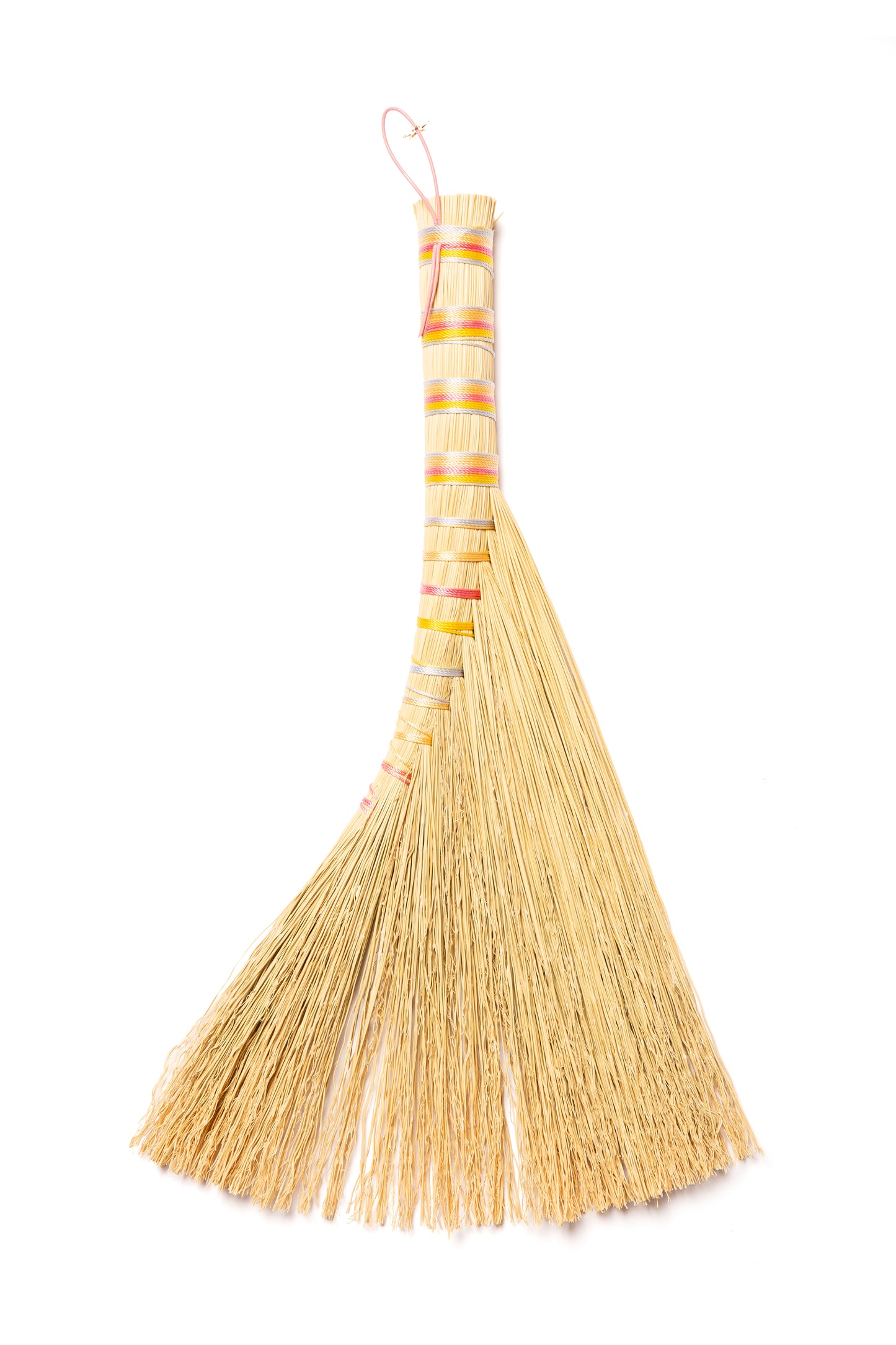 Yellow Pastel Variegated Hand Broom | Handcrafted Heritage Broom | Bristol Broomworks