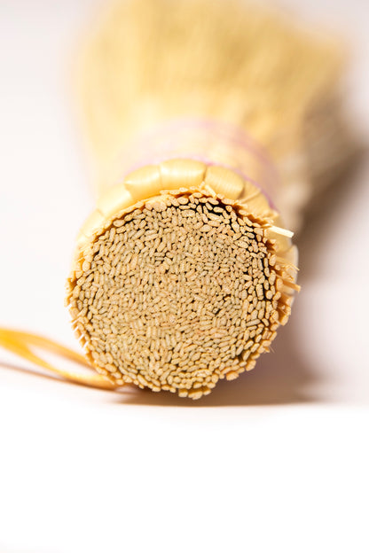 Lavender Woven Grip Hand Broom | Handcrafted Heritage Broom | Bristol Broomworks