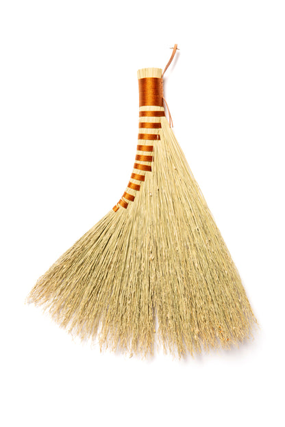 Bronze Hens Wing Hand Broom | Handcrafted Heritage Broom | Bristol Broomworks