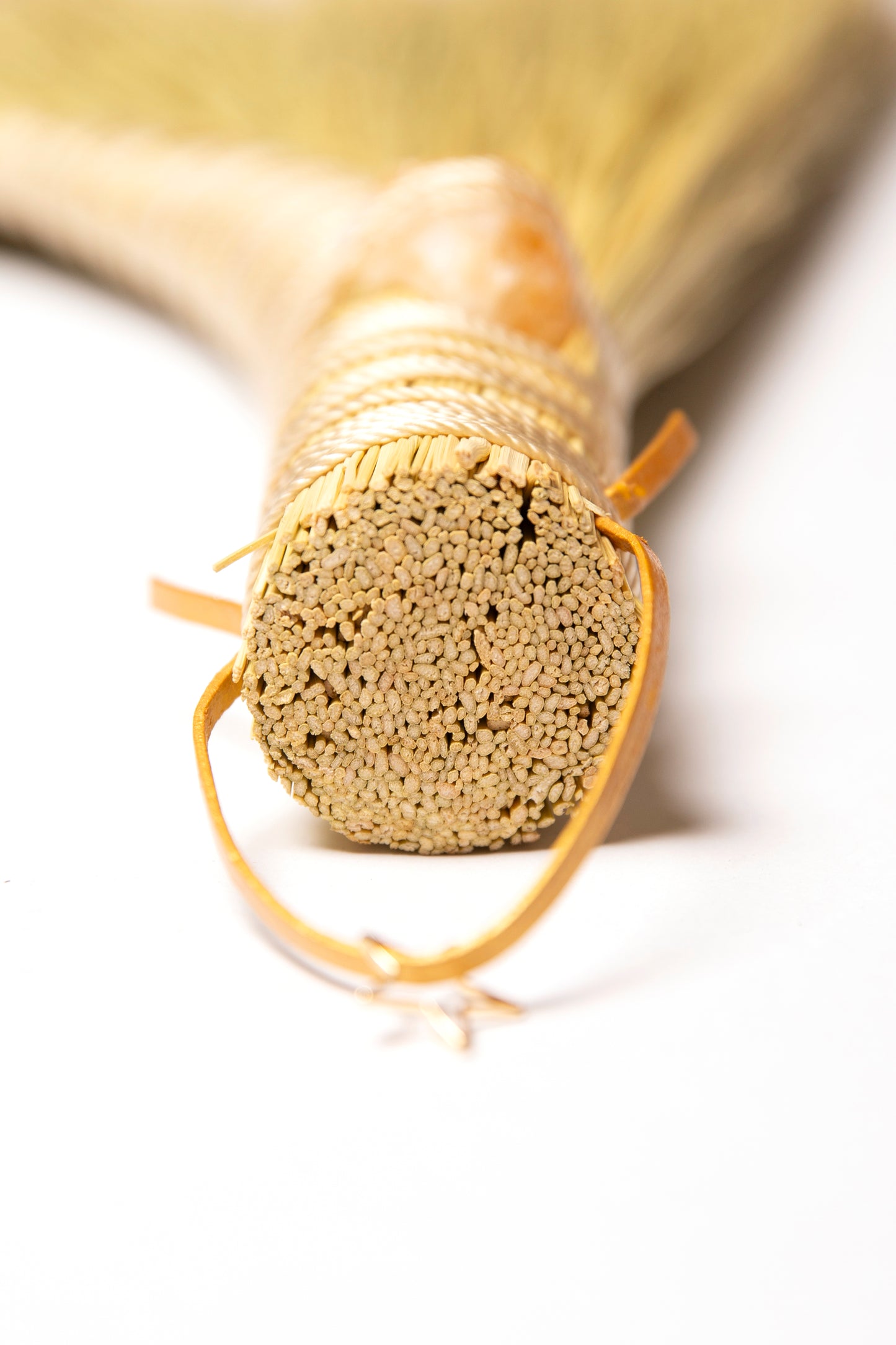 Ivory Hand Broom with Citrine | Handcrafted Heritage Broom | Bristol Broomworks