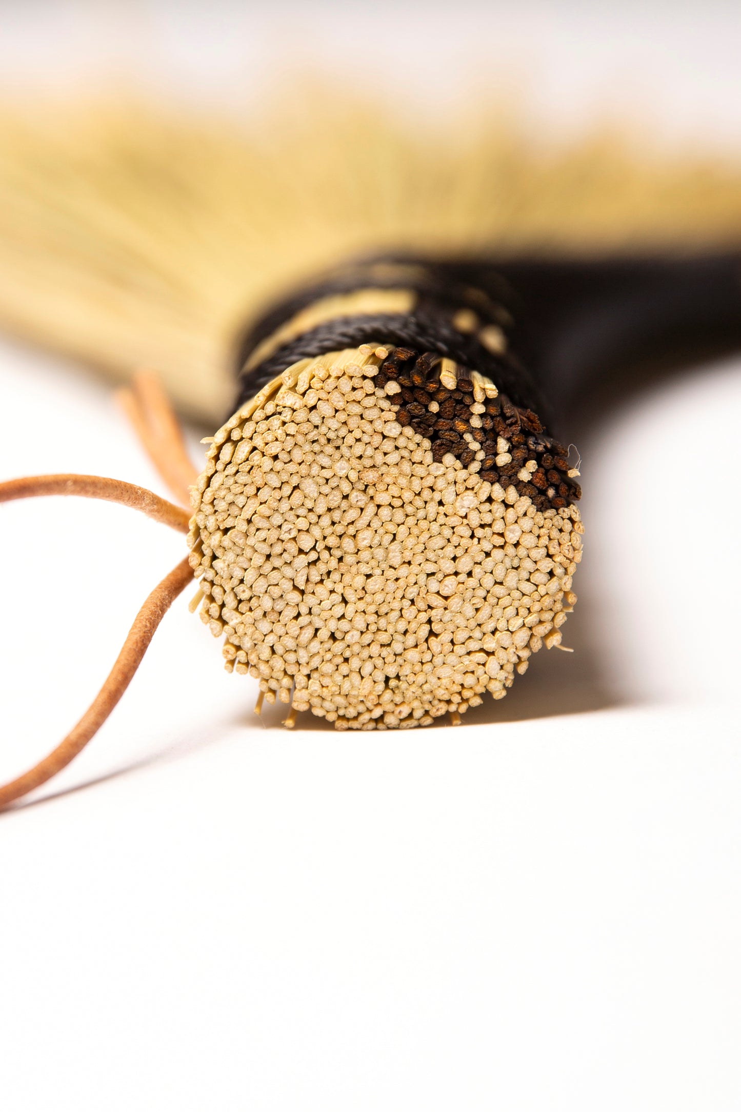 Black Hens Wing Hand Broom | Handcrafted Heritage Broom | Bristol Broomworks