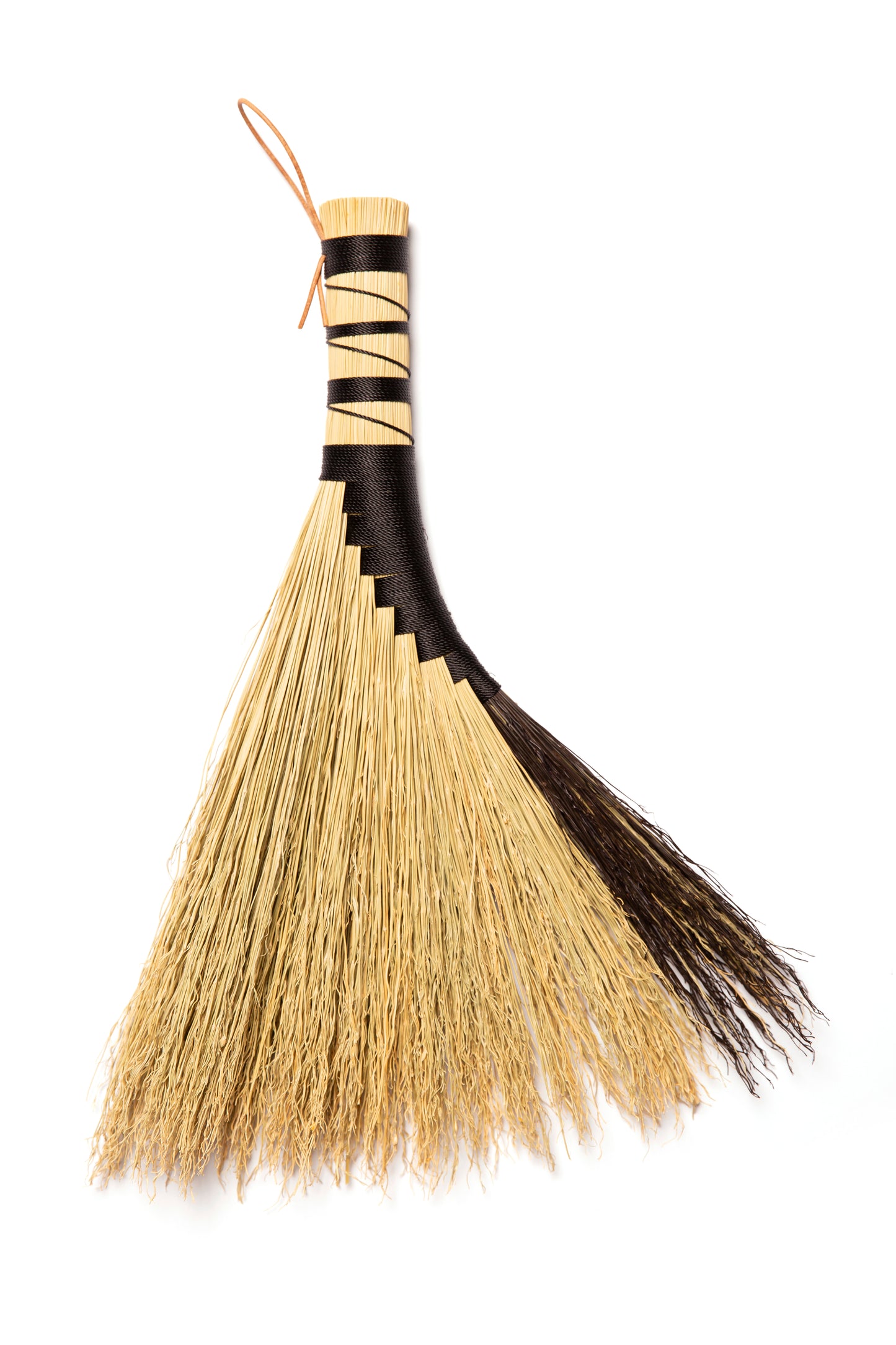 Black Hens Wing Hand Broom | Handcrafted Heritage Broom | Bristol Broomworks