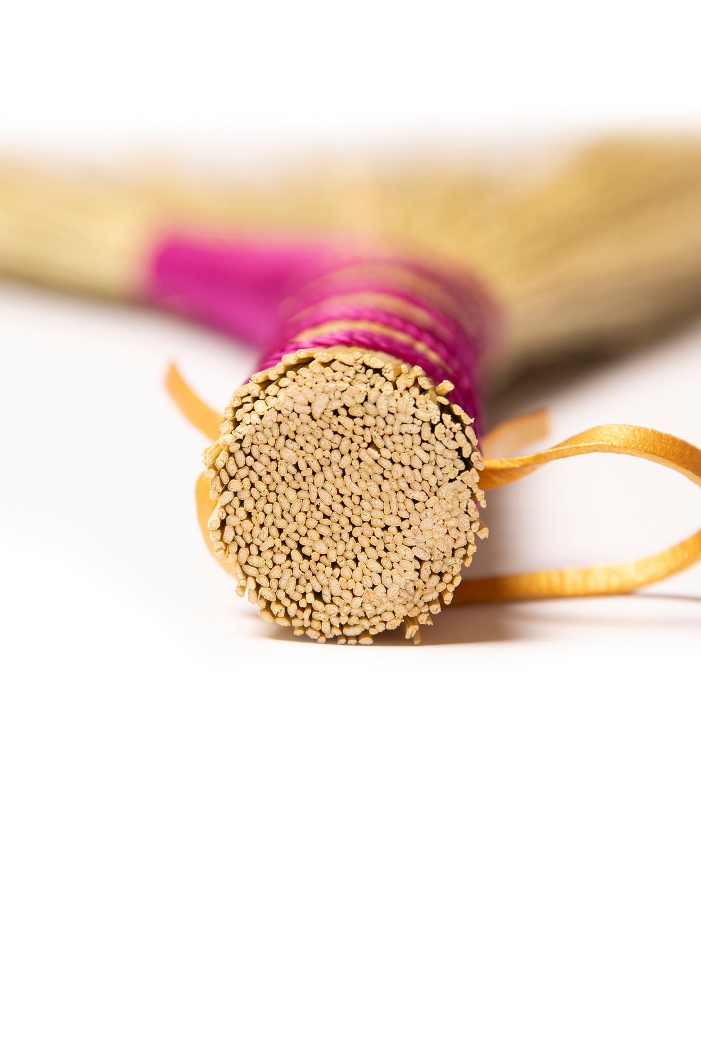 Fuchsia Pink Hand Broom | Handcrafted Heritage Broom | Bristol Broomworks